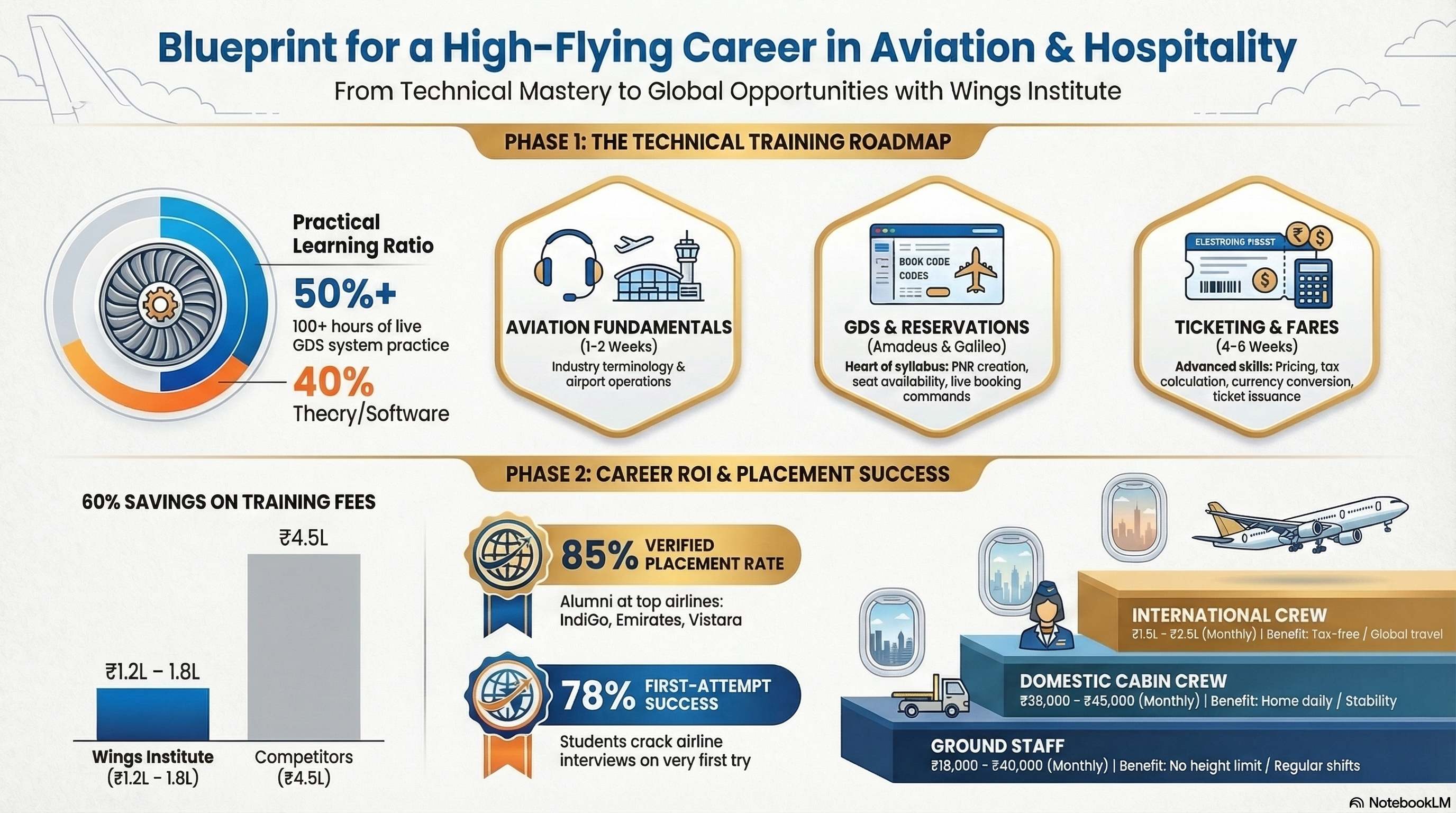 Air Ticketing and Reservation Course Syllabus 2026: Complete Module-by-Module Guide - Travel & Tourism career guide from Wings Institute Vadodara Gujarat